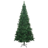 Vidaxl Kunstkerstboom mit Beleuchtung und Weihnachtsbällen L 240 cm Grün
