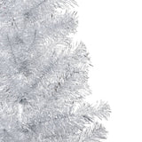 Vidaxl Kunstkerstboom mit Beleuchtung und Weihnachtskugeln 180 cm Haustier Silber