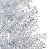 Vidaxl Kunstkerstboom mit Beleuchtung und Weihnachtskugeln 240 cm Haustier Silber