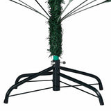 Vidaxl Kunstkerstboom mit Beleuchtung und Weihnachtskugeln 120 cm PVC Grün