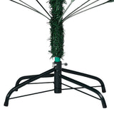 Vidaxl Kunstkerstboom mit Beleuchtung und Weihnachtskugeln 120 cm PVC Grün