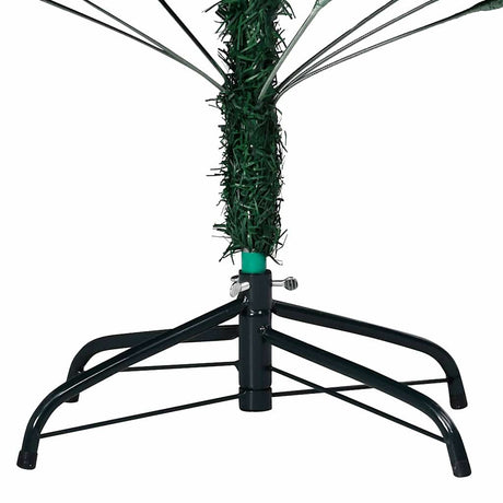 Vidaxl Kunstkerstboom mit Beleuchtung und Weihnachtsbällen 240 cm Grün