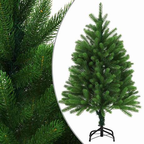 Vidaxx künstlicher Weihnachtsbaum mit Beleuchtung und Kugeln 120 cm grün