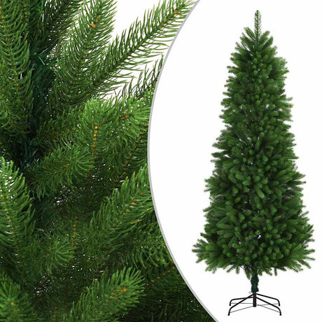 Vidaxl Kunstkerstboom mit Beleuchtung und Weihnachtsbällen 240 cm Grün