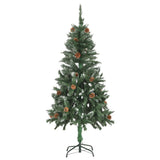 Vidaxl Kunstkerstboom mit Beleuchtungs- und Kiefernkegel 150 cm
