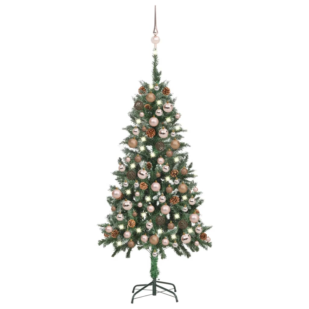 Vidaxl Kunstkerstboom con illuminazione Balls Christmas Denne Cones 180 C5