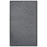 Vidaxl DOORMAT 90x150 cm gris