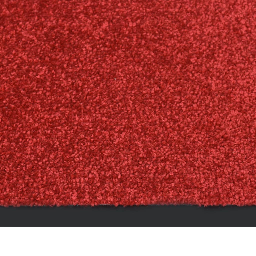 Vidaxl DOORMAT 60x80 cm rouge