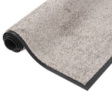 Vidaxl DOORMAT 60x80 cm gris