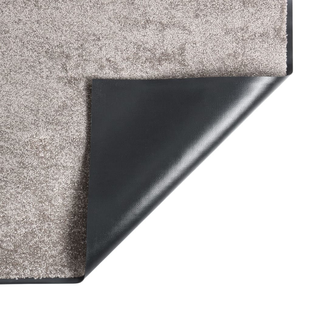 VIDAXL -Türmatte 60x80 cm Grau
