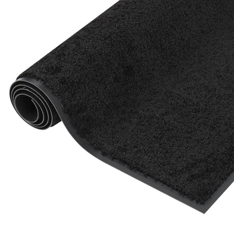 VIDAXL -Türmatte 60x80 cm schwarz