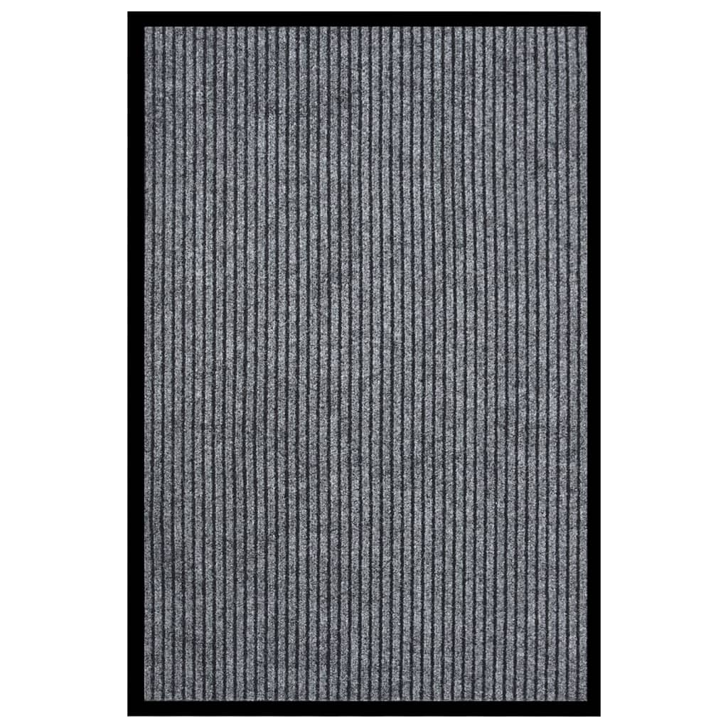 Vidaxl DOORMAT 80x120 cm Gris rayé