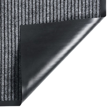 VIDAXL PORTOMAT 80x120 cm gestreiftes Grau