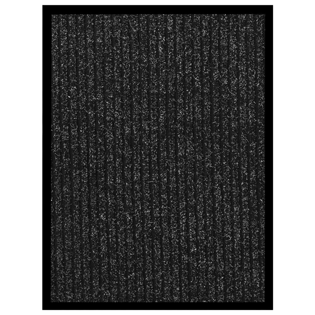 Vidaxl Doormat 40x60 cm Striped Anthracite -colored