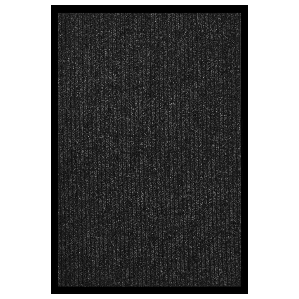 Vidaxl DOORMAT 80x120 cm anthracite rayé