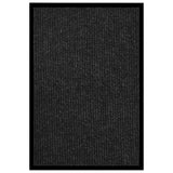 Vidaxl DOORMAT 80x120 cm anthracite rayé