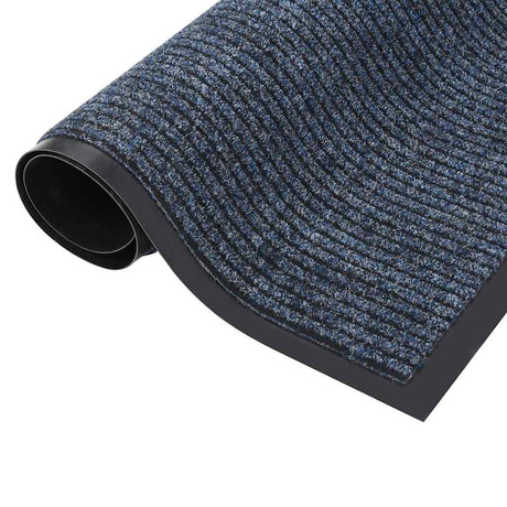 VIDAXL POORMAT 60x80 cm Streifenblau