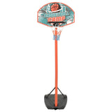 VIDAXL-Basketball-Set tragbarer einstellbarer 180-230 cm