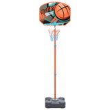 Vidaxl Basketball sett bærbar justerbar 109-141 cm