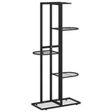 Vidaxl Blütenstandard mit 5 Schichten 43x22x98 cm Metallschwarz