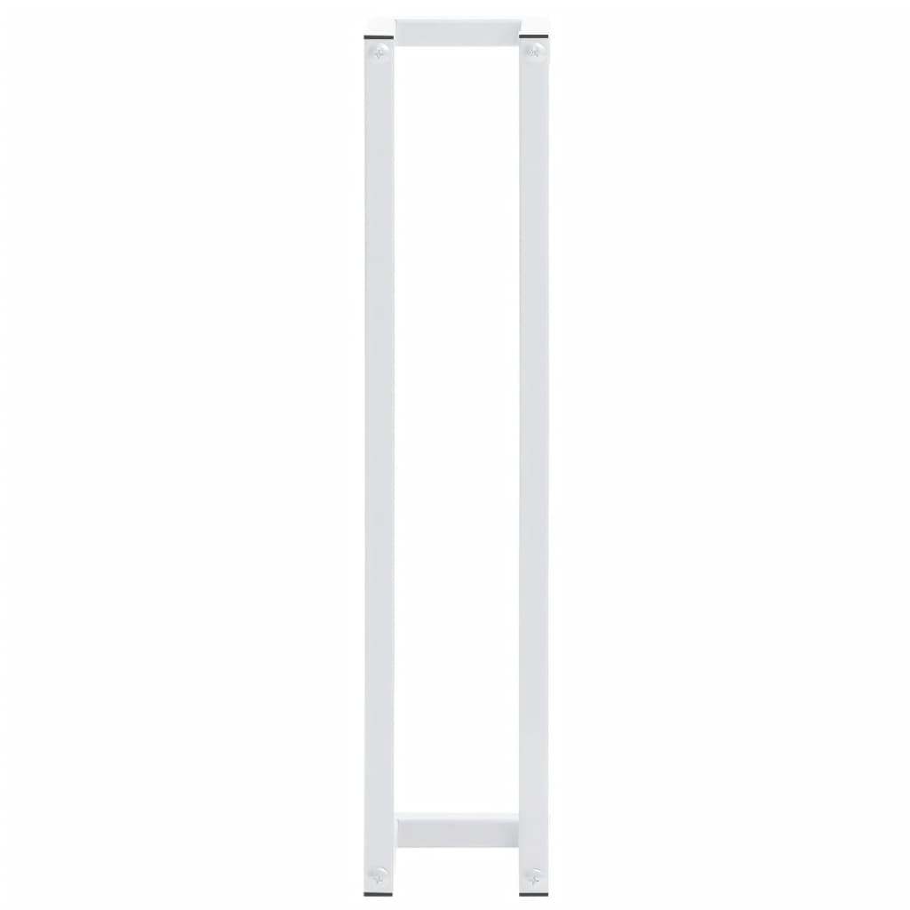 VidaXL Towel rack 12.5x12.5x60 cm Steel White