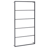 Vidaxl Rack de toalla 60x10x116 cm de acero negro