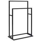 Porta asciugamano Vidaxl staccata 48x24x78,5 cm di ferro nero