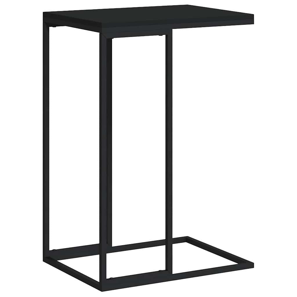 Vidaxl bijzettafel 40x30x59 cm bewerkt hout zwart