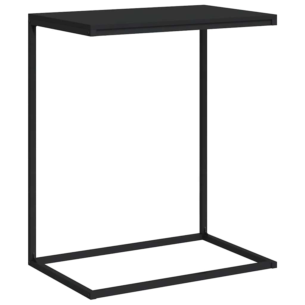 Vidaxl bijzettafel 55x35x66 cm bewerkt hout zwart