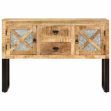 Vidaxl dressoir 110x30x74 cm ruw mangohout