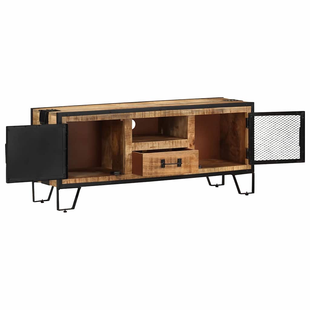 Vidaxl tv-meubel 110x31x46 cm ruw mangohout