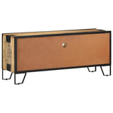 Vidaxl tv-meubel 110x31x46 cm ruw mangohout