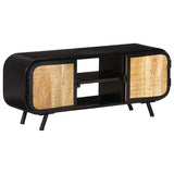 Vidaxl tv-meubel 110x30x45 cm ruw mangohout