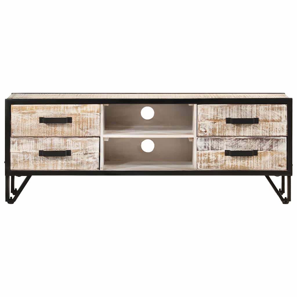 Vidaxl tv-meubel 110x30x41 cm massief acaciahout