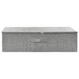 Caja de almacenamiento de Vidaxl 70x40x18 CM Fabric Gray