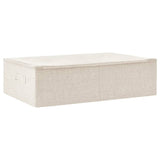 Vidaxl Storage Box 70x40x18 cm Crema in tessuto