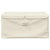 VIDAXL -Speicherboxen 2 PCs 50x30x25 cm Stoffcreme farbig