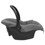 Asiento de automóvil para bebés Vidaxl 42x65x57 cm gris claro