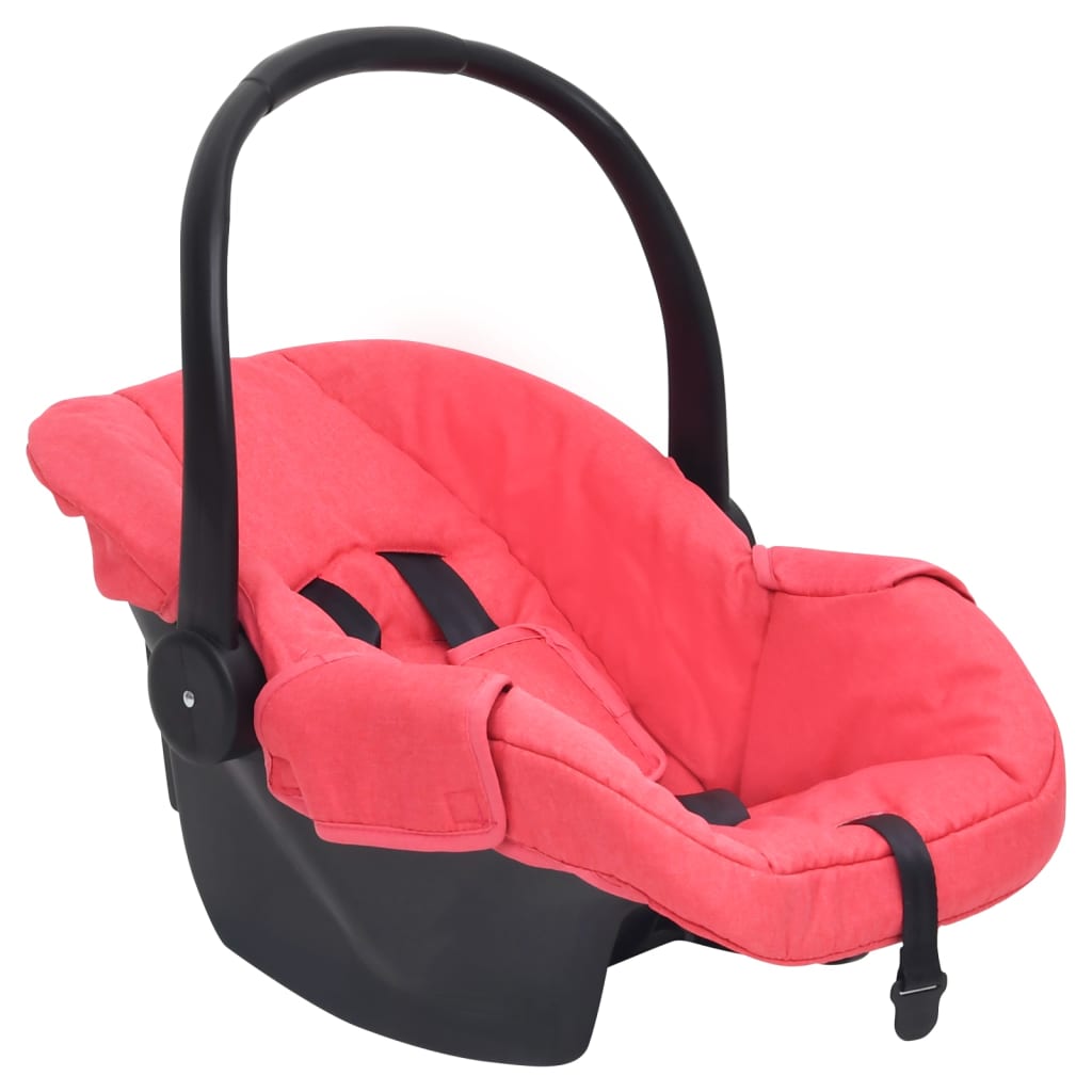 Asiento de automóvil para bebés Vidaxl 42x65x57 cm rojo