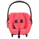 Asiento de automóvil para bebés Vidaxl 42x65x57 cm rojo