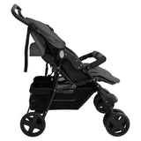 Vidaxl Twin Children's Steel Dunkelgrau