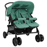 Vidaxl Twin Children's Steel Green