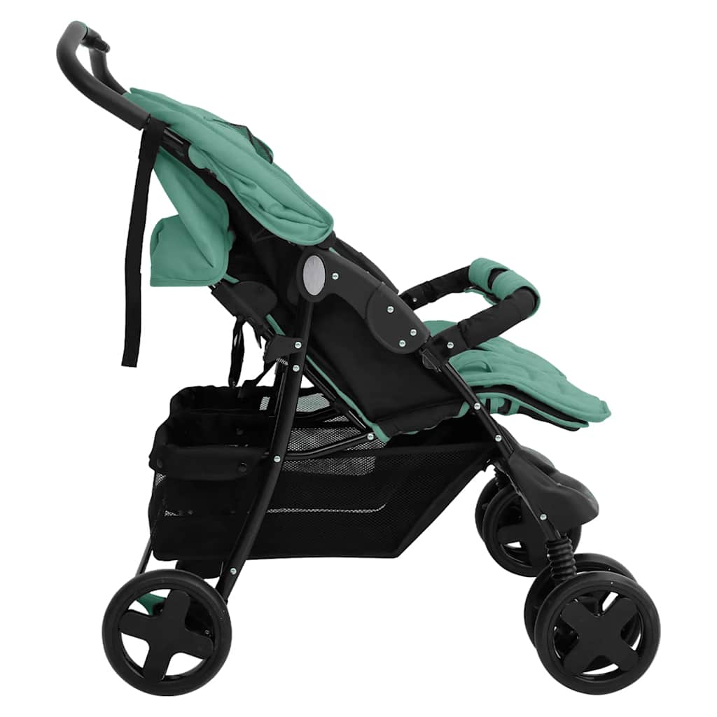 Vidaxl Twin Children's Steel Green