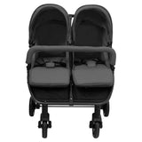 Vidaxl Twin Buggy Steel Dunkelgrau und Schwarz