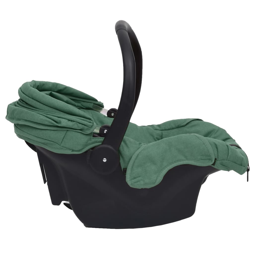 Asiento de automóvil para bebés Vidaxl 42x65x57 cm verde