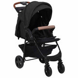 Vidaxl Pram 2-in-1-Stahl-Anthrazitfarben