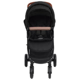 Vidaxl Pram 2-in-1-Stahl-Anthrazitfarben