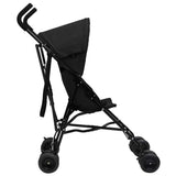 Vidaxl Kinderbuggy Stahl Anthrazit und Schwarz