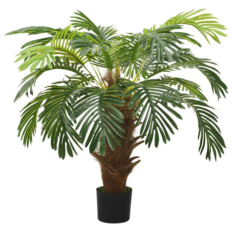VIDAXL Künstliche Pflanze mit Topf Cycaspalm 90 cm Grün