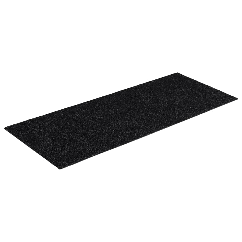 VidaXL 15 st pedal mats self -adhesive rectangular 60x25 cm black